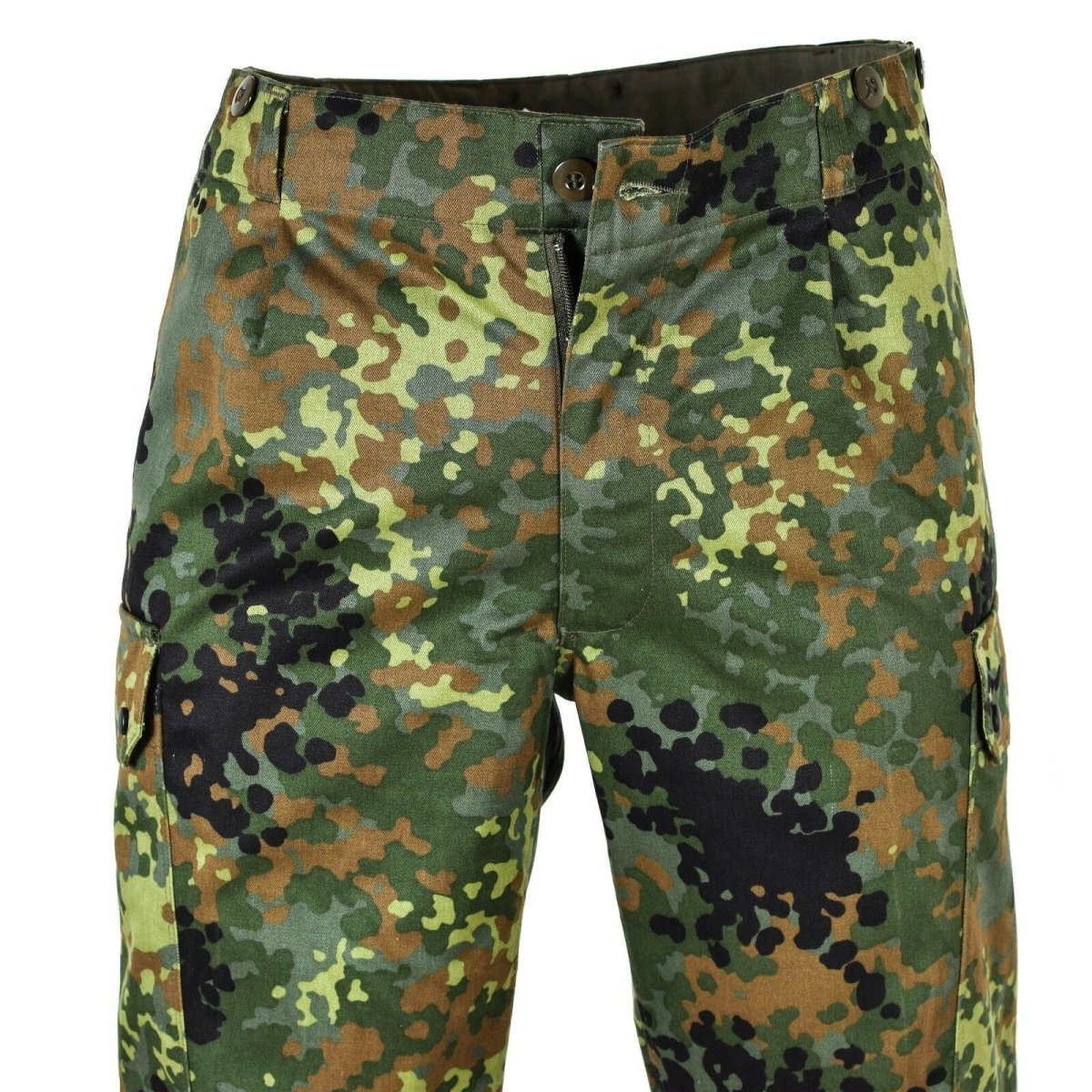 Prawdziwy problem armii niemieckiej Flecklecktarn Pants Field Combat Camo BW spodnie nowe
