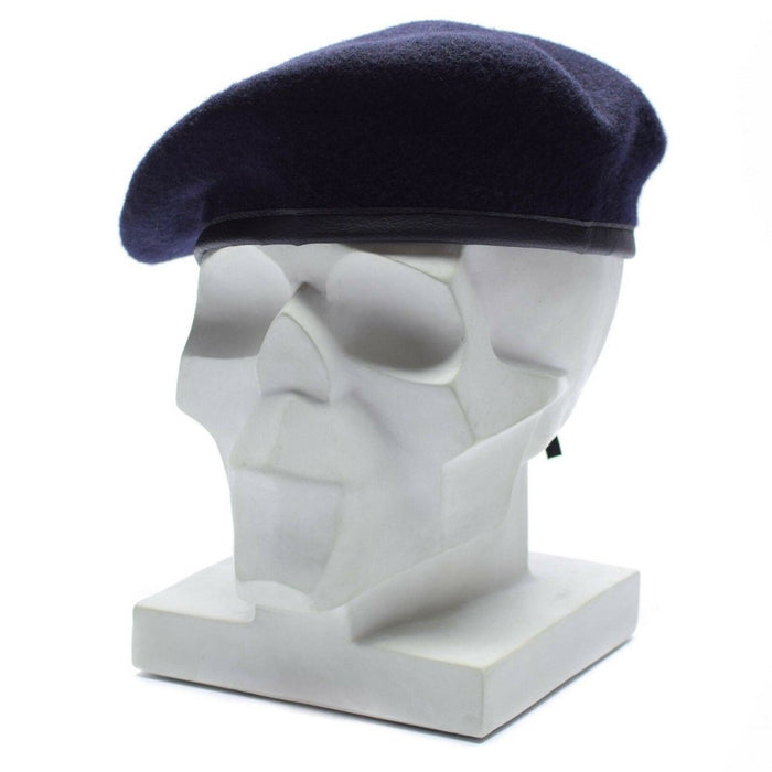 Oryginalny granatowy beret niemieckiej armii Marines dowodzenia wojskowego, wełniany - GoMilitar