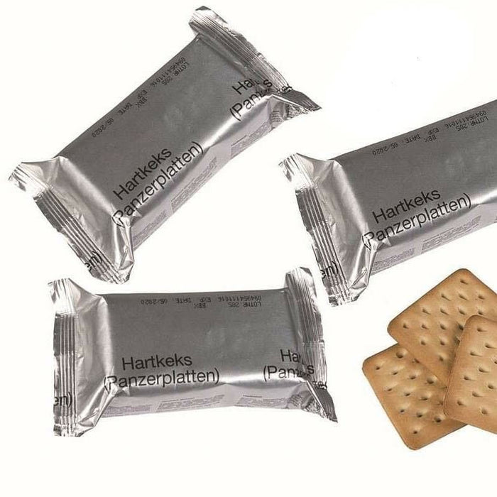 Oryginalne opakowanie żywności survivalowej armii niemieckiej Outdoor Biscuits 125g NATO MRE Crackers - GoMilitar