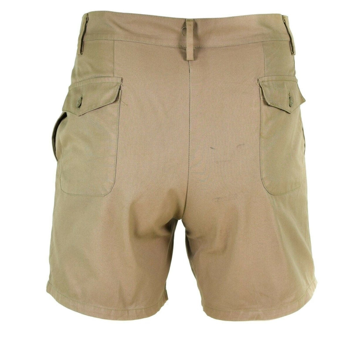 Oryginalne szorty armii włoskiej khaki chino wojskowe bermuda bermuda bdu
