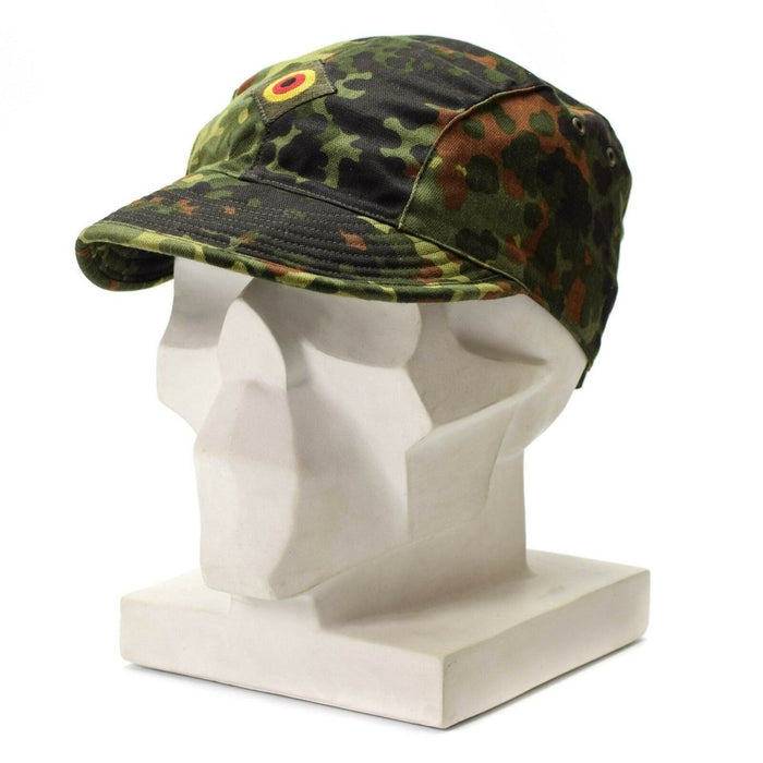 Oryginalna czapka wojskowa armii niemieckiej typu flecktarn z daszkiem w kamuflażu NOWOŚĆ - GoMilitar