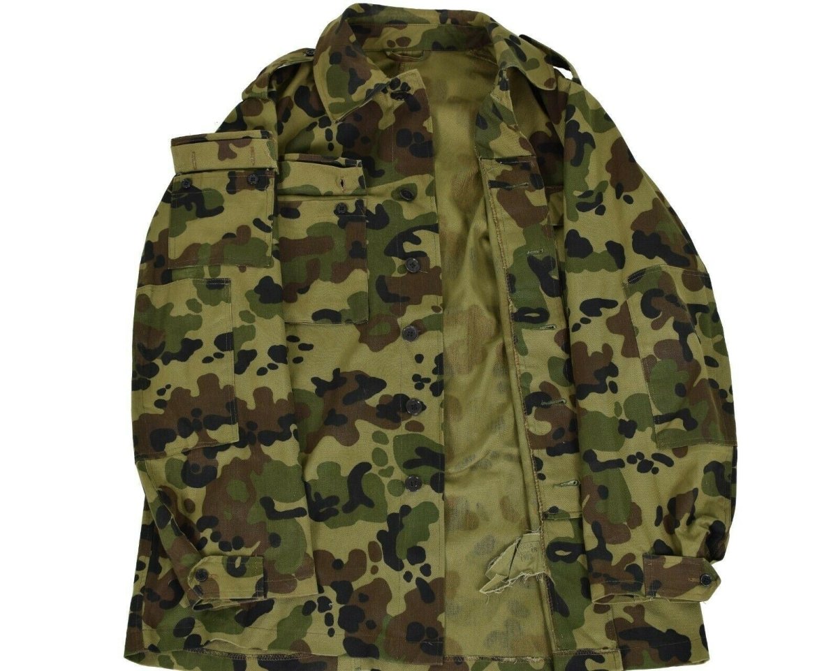 Oryginalna rumuńska kurtka polowa wojskowa BDU M93 Camo liść walka wojskowa