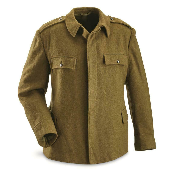 Oryginalna kurtka wełniana armii rumuńskiej bojowa Khaki OD - GoMilitar