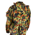 Oryginalna szwajcarska kurtka armii M70 Alpenflage Camo Sniper Combat z kapturem parka