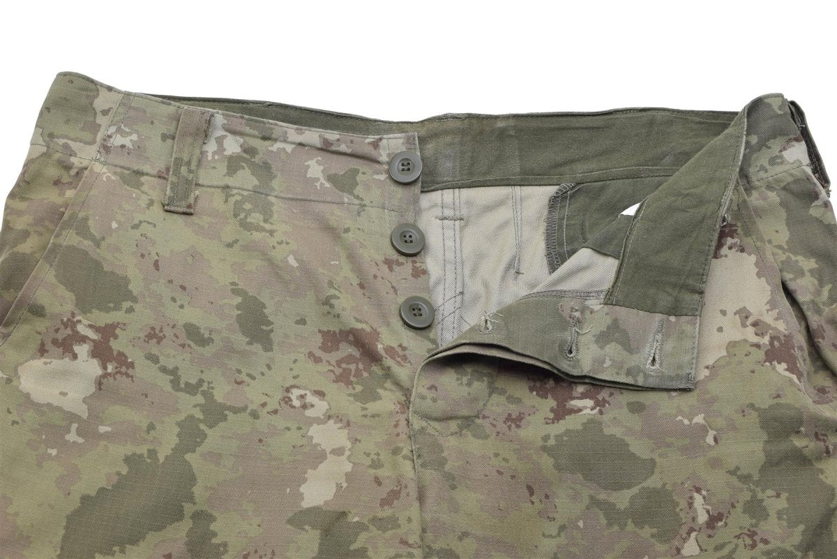 Oryginalne tureckie wojskowe spodnie polowe RIPSTOP Elastyczne kostki M2021 Camo