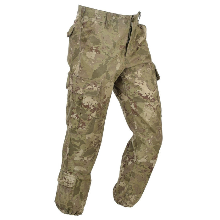 Oryginalne spodnie polowe tureckie AG18 RipStop z elastycznymi kostkami M2021 Camo - GoMilitar