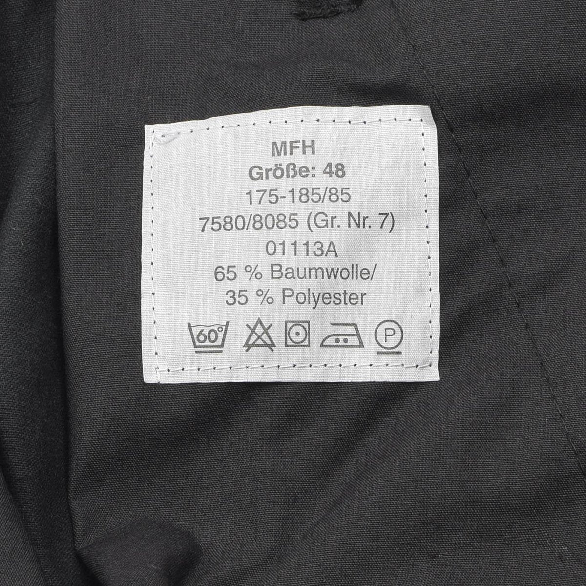 Styl armii niemieckiej BDU CARGO PNTY BLAK
