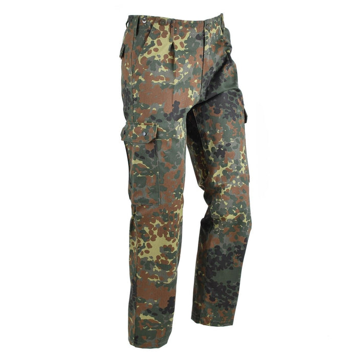 Niemieckie spodnie bojówki w stylu wojskowym flecktarn camo bojowe spodnie ACU armii - GoMilitar