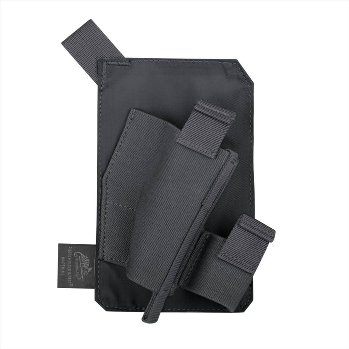 Helikon-Tex ciemnoszara Cordura, niskoprofilowa ładownica na kaburę pistoletową z mocowaniem na rzep do toreb taktycznych