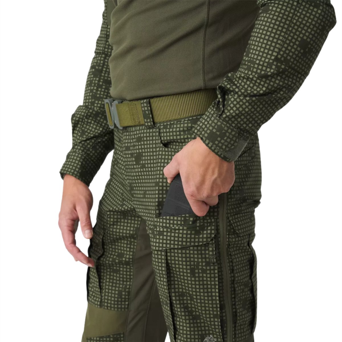 Spodnie taktyczne Helikon-Tex MCDU Ripstop Wentylacja Wzmocnienia kolan Woodland