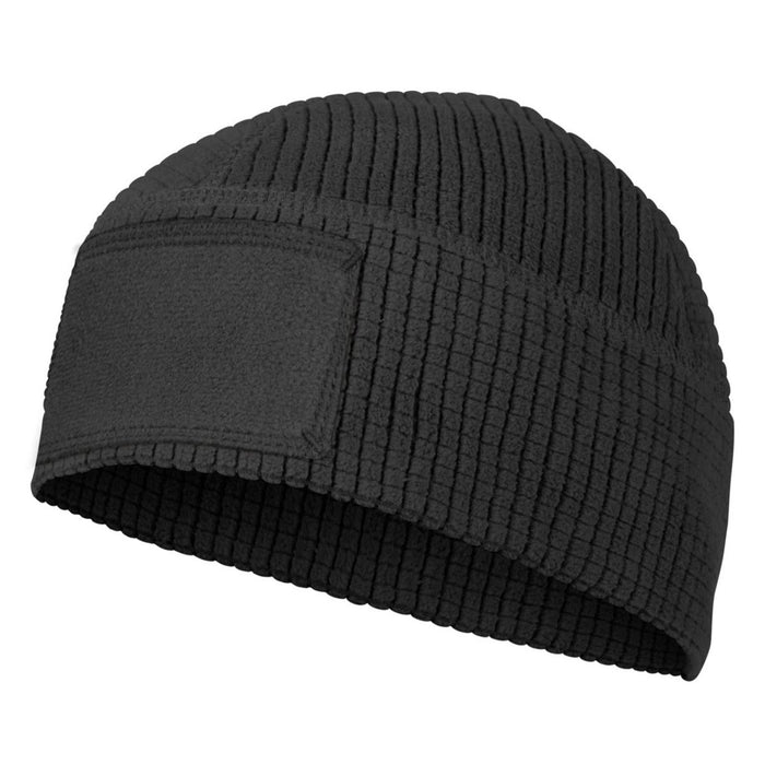 Helikon - Taktyczna czapka zimowa typu Beanie Tex Range Grid Fleece Warm Gear Czarna - GoMilitar