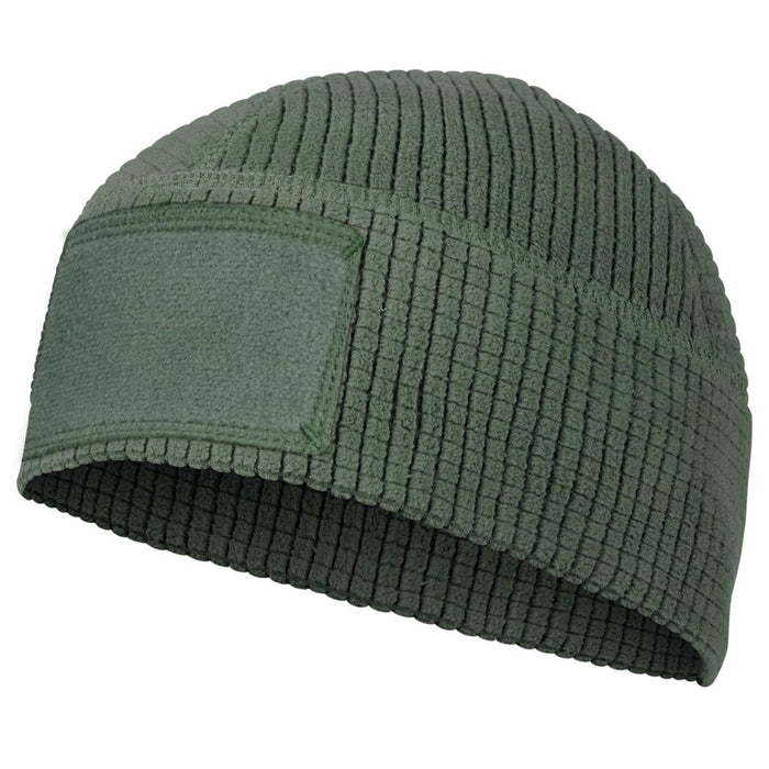 Helikon - Taktyczna czapka zimowa typu Beanie Tex Range Grid Fleece Warm Gear Olive - GoMilitar