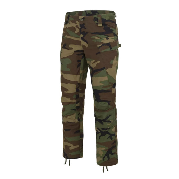 Helikon - Spodnie taktyczne Tex SFU Next Mk2 Ripstop z wielopunktową regulacją Woodland - GoMilitar