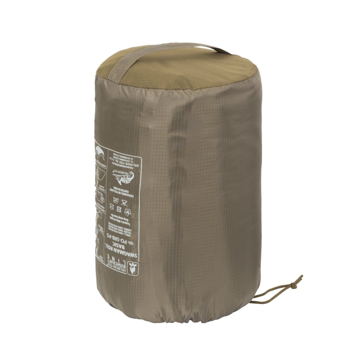 Helikon-Tex SWAGMAN ROLL Basic Poncho Gruby zimowy kocyk z wypełnieniem, kołdra czarna