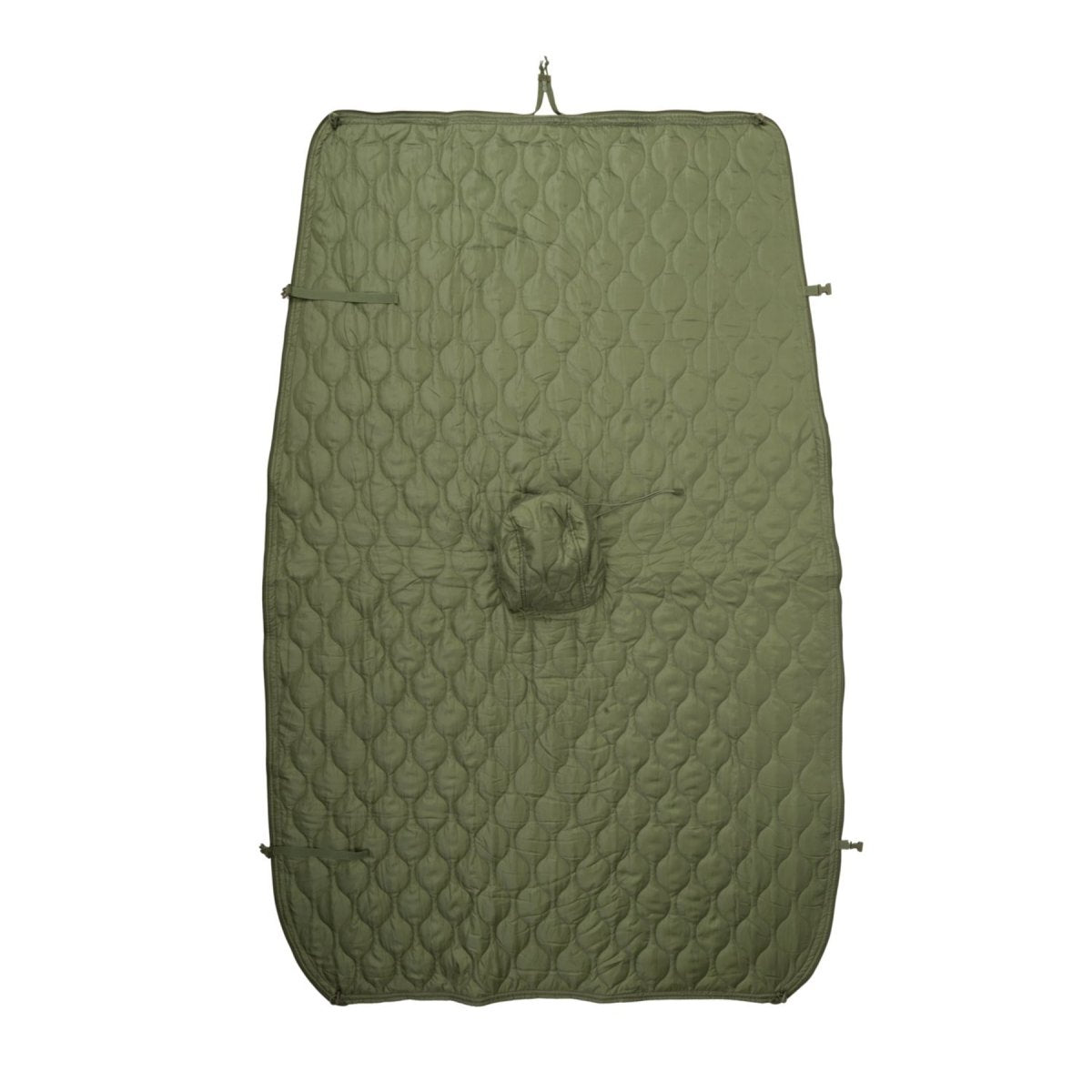 Helikon-Tex SWAGMAN ROLL Basic Poncho Gruby zimowy kocyk z wypełnieniem, kołdra czarna