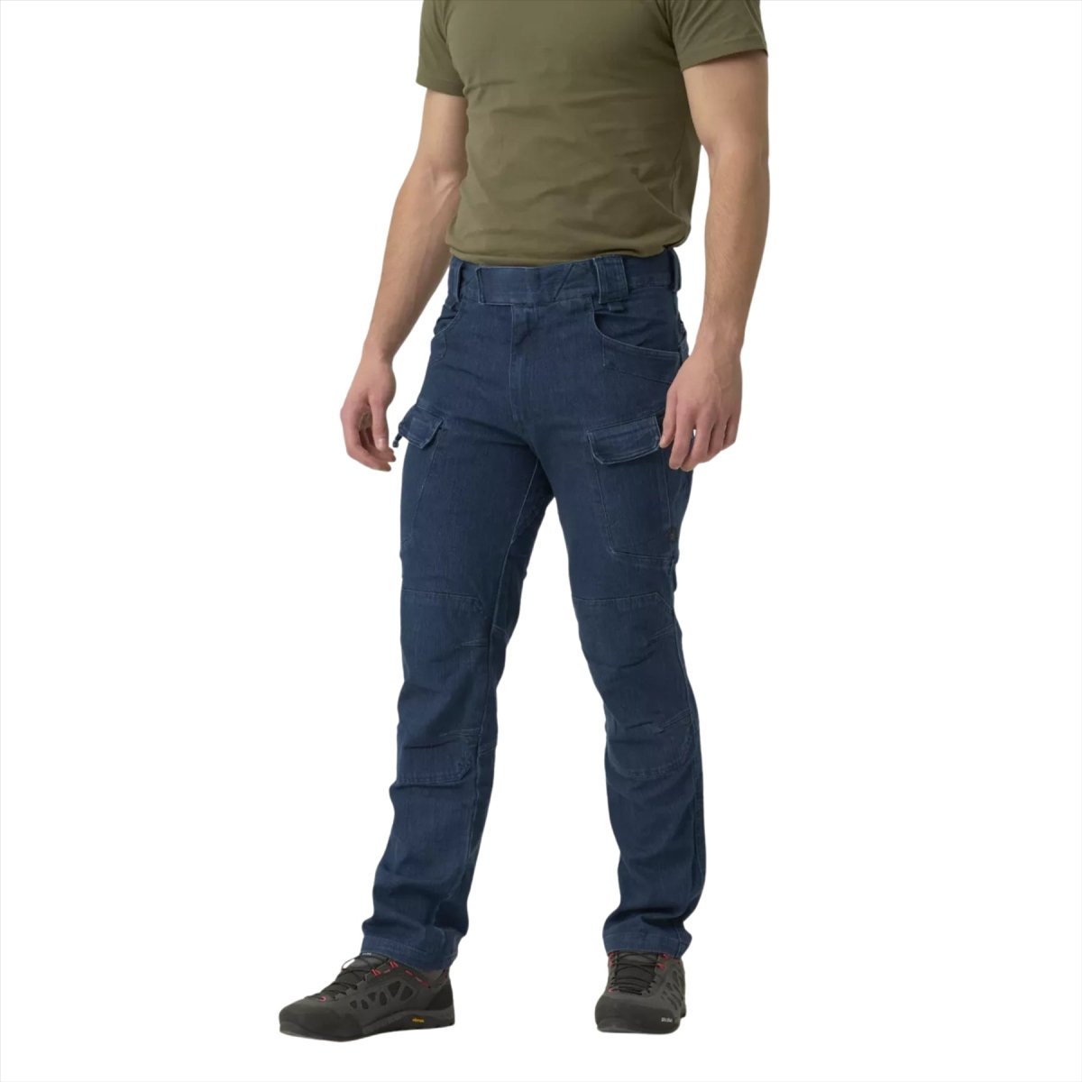 Spodnie taktyczne Helikon-Tex UTP Stretch Denim Wzmocnienia kolan Różne kieszenie