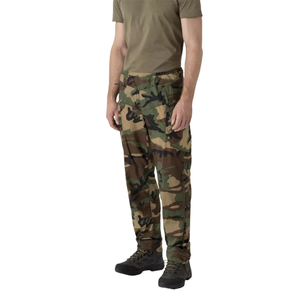 Helikon-Tex Windrunner Spodnie wierzchnie Windpack Nylonowe kieszenie cargo Woodland Camo