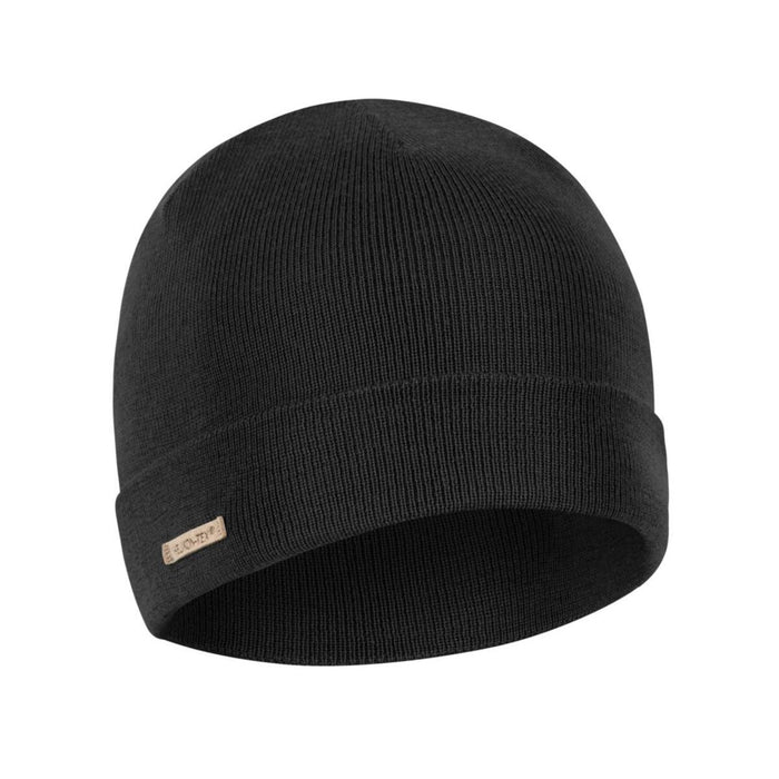 Helikon - Czapka zimowa Tex Oddychająca dwuwarstwowa dzianina Merino Czarna - GoMilitar