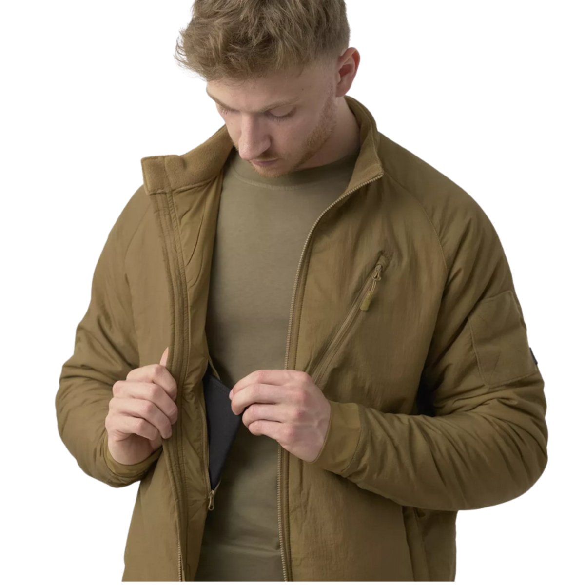 Kurtka Helikon-Tex Wolfhound Kurtka Climashield Insulation Windpack Woodland Camo