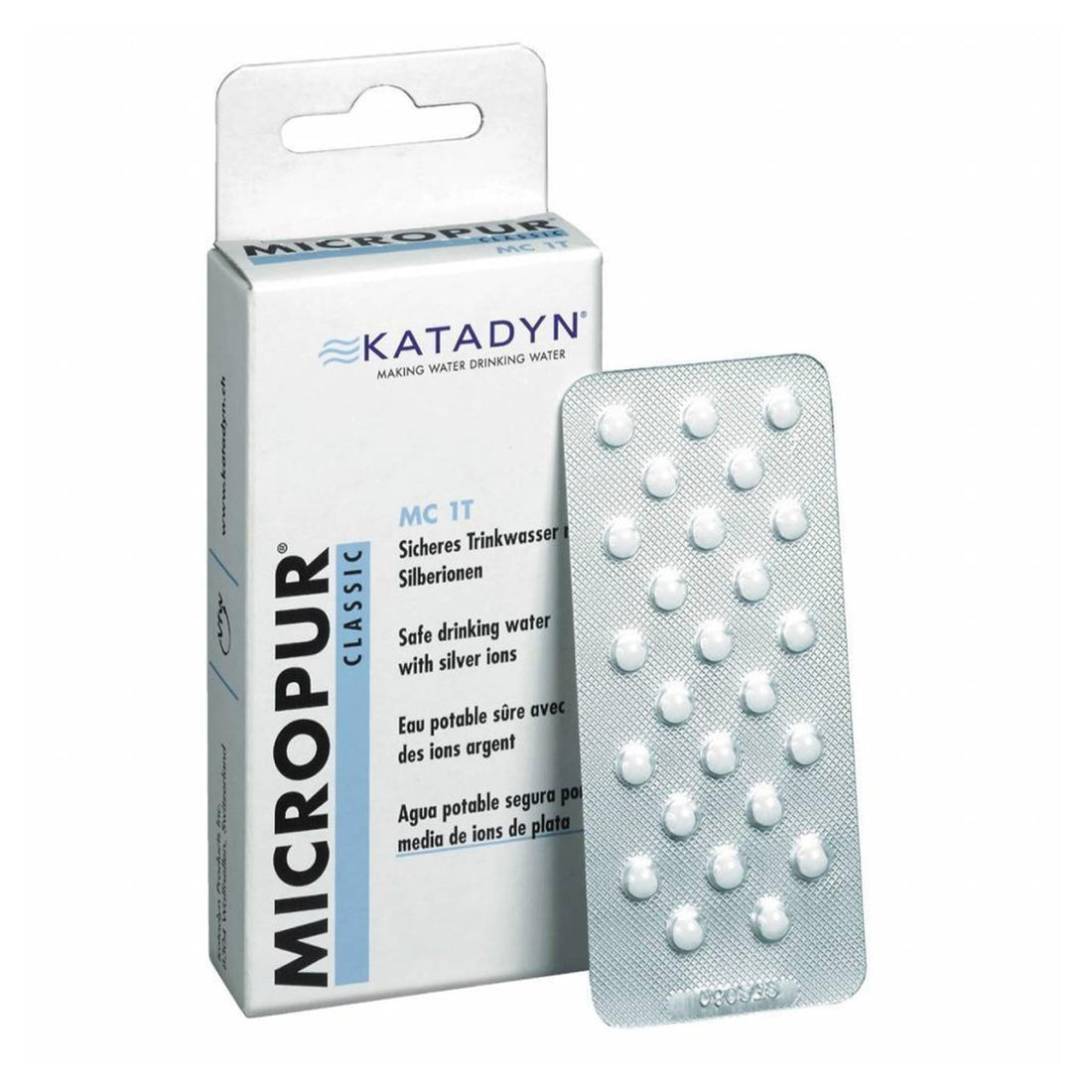 Katadyn Micropur Classic MC 1T Tabletki do oczyszczania wody 2x25 Do długotrwałego stosowania