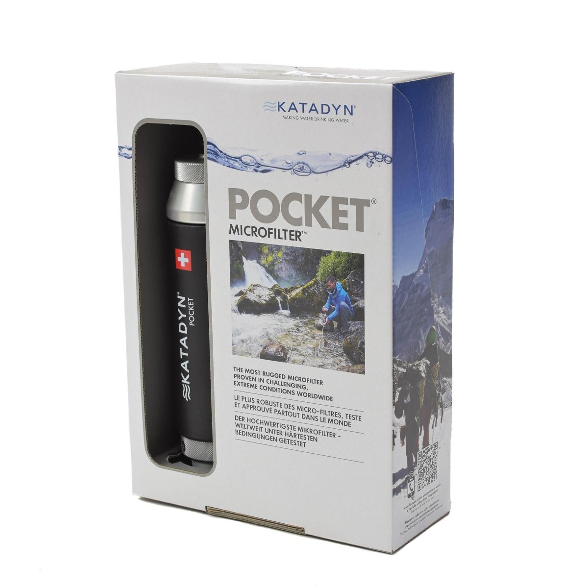 Katadyn Pocket Water Filtr Długo trwałe kempingowe premię do oczyszczania awaryjnego