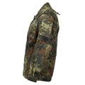 LEO KOHLER Army Army taktyczna Flectarn Camo Kurtka z zapinana na zamek w walce pola regulowana