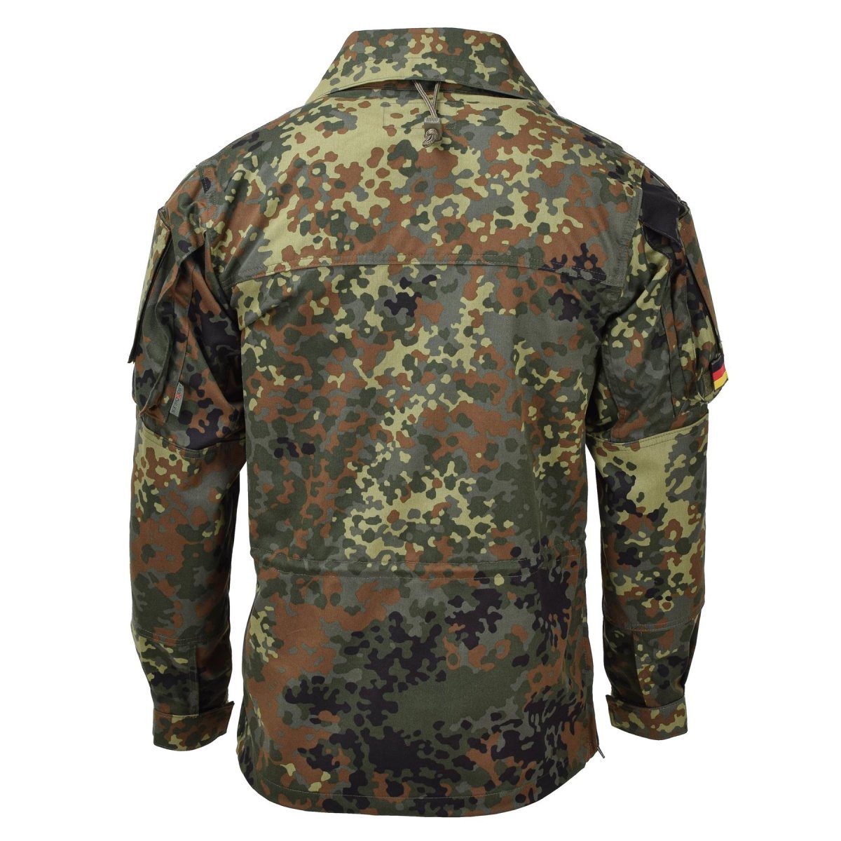 LEO KOHLER Army Army taktyczna Flectarn Camo Kurtka z zapinana na zamek w walce pola regulowana