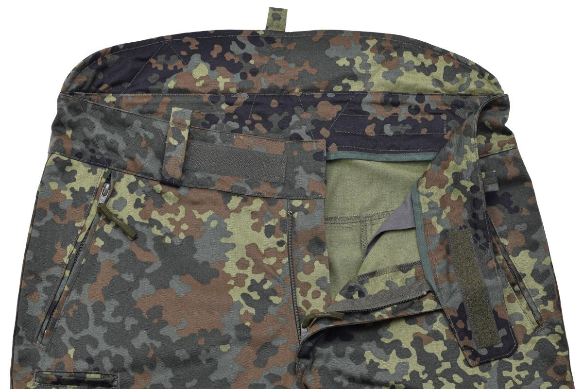 Leo Kohler Sniper Spodnie Tactical Pants Siły Rip-Stop Flecktarn Camo