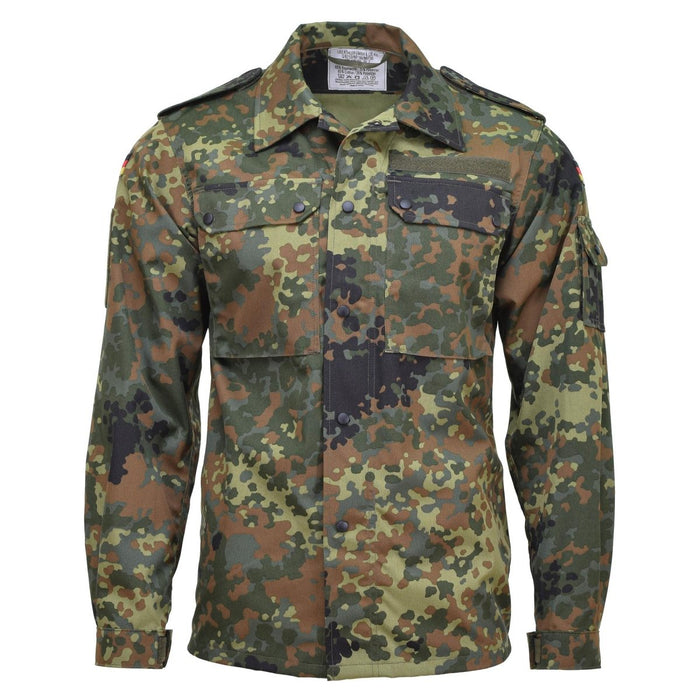 Taktyczne koszule wojskowe Leo Kohler flecktarn kamuflaż lekka kurtka bojowa BW - GoMilitar