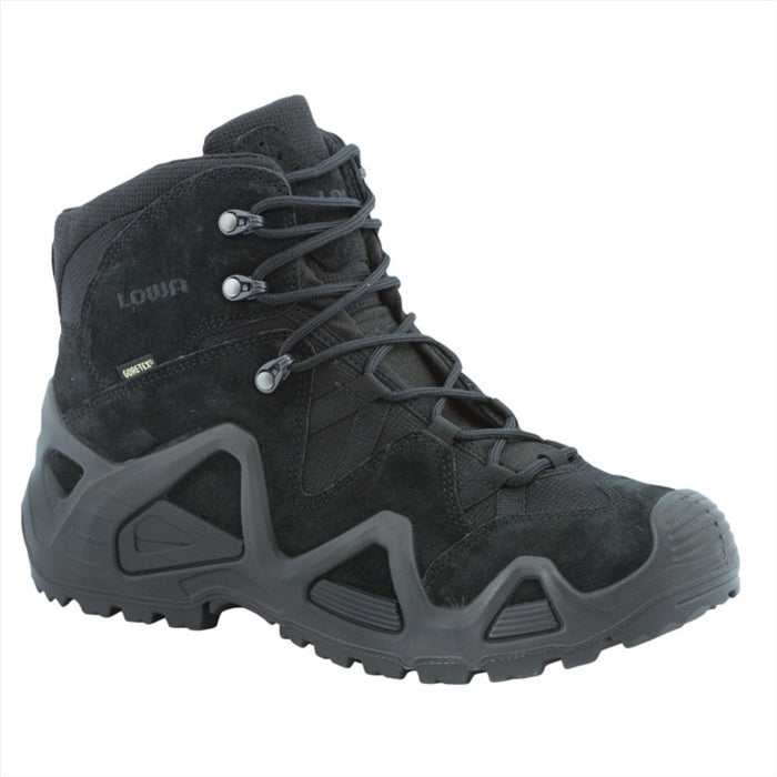 Taktyczne buty bojowe LOWA Zephyr GTX MID TF Wodoodporne, oddychające zamszowe czarne - GoMilitar