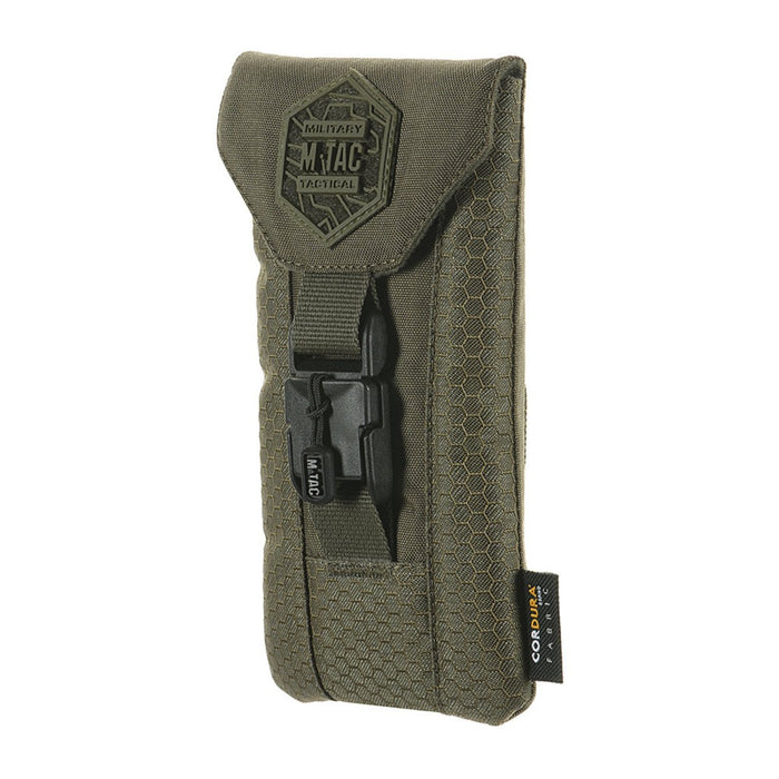 M - Etui administracyjne TAC Elite Wytrzymałe etui na smartfona Cordura HEX Olive - GoMilitar