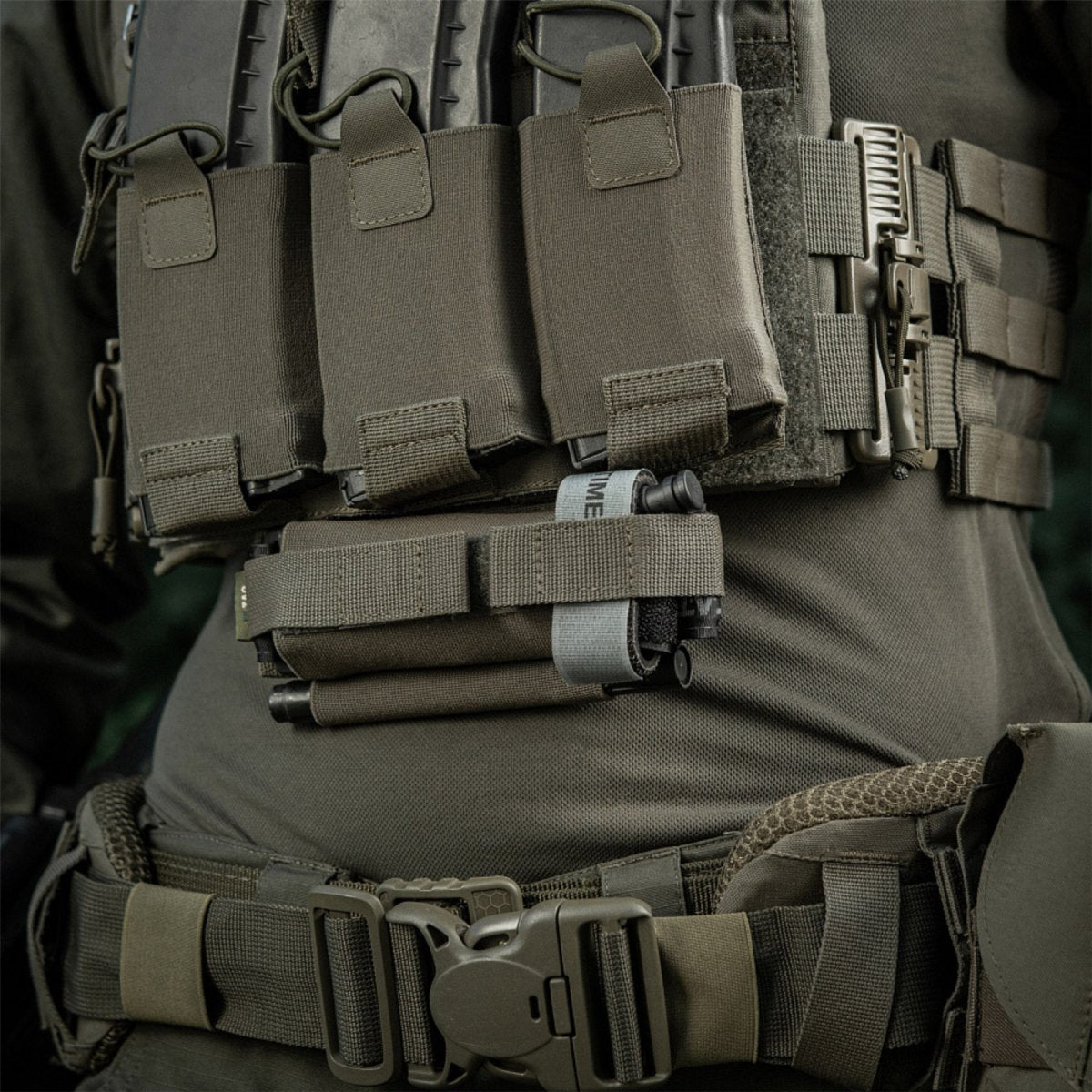 Taktyczna opaska uciskowa M-TAC Gen. 5 Trwała Cordurda na sprzęt użytkowy w kolorze oliwkowym