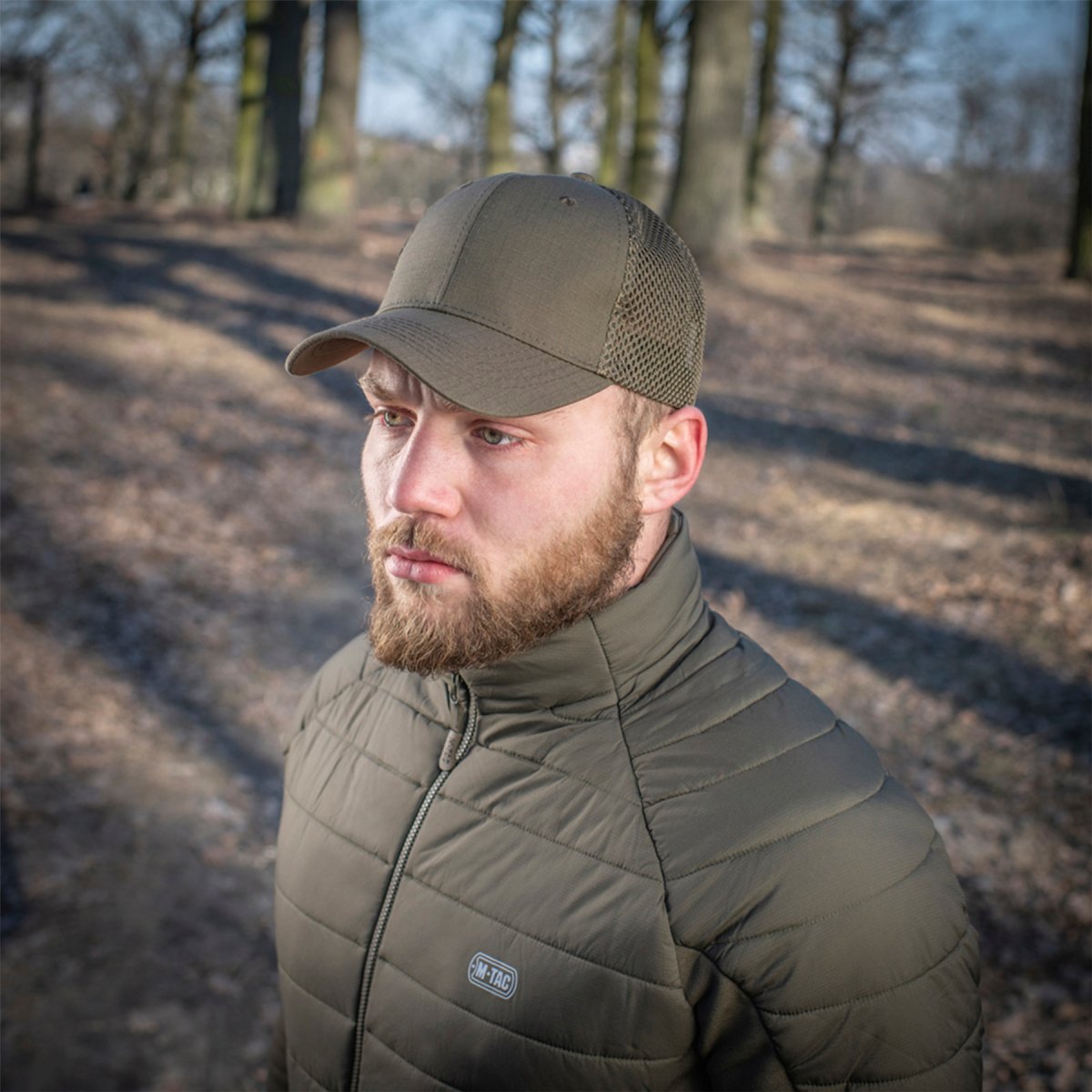 Czapka z daszkiem M-TAC Mesh Flex Lekka, oddychająca i wygodna w noszeniu ripstop