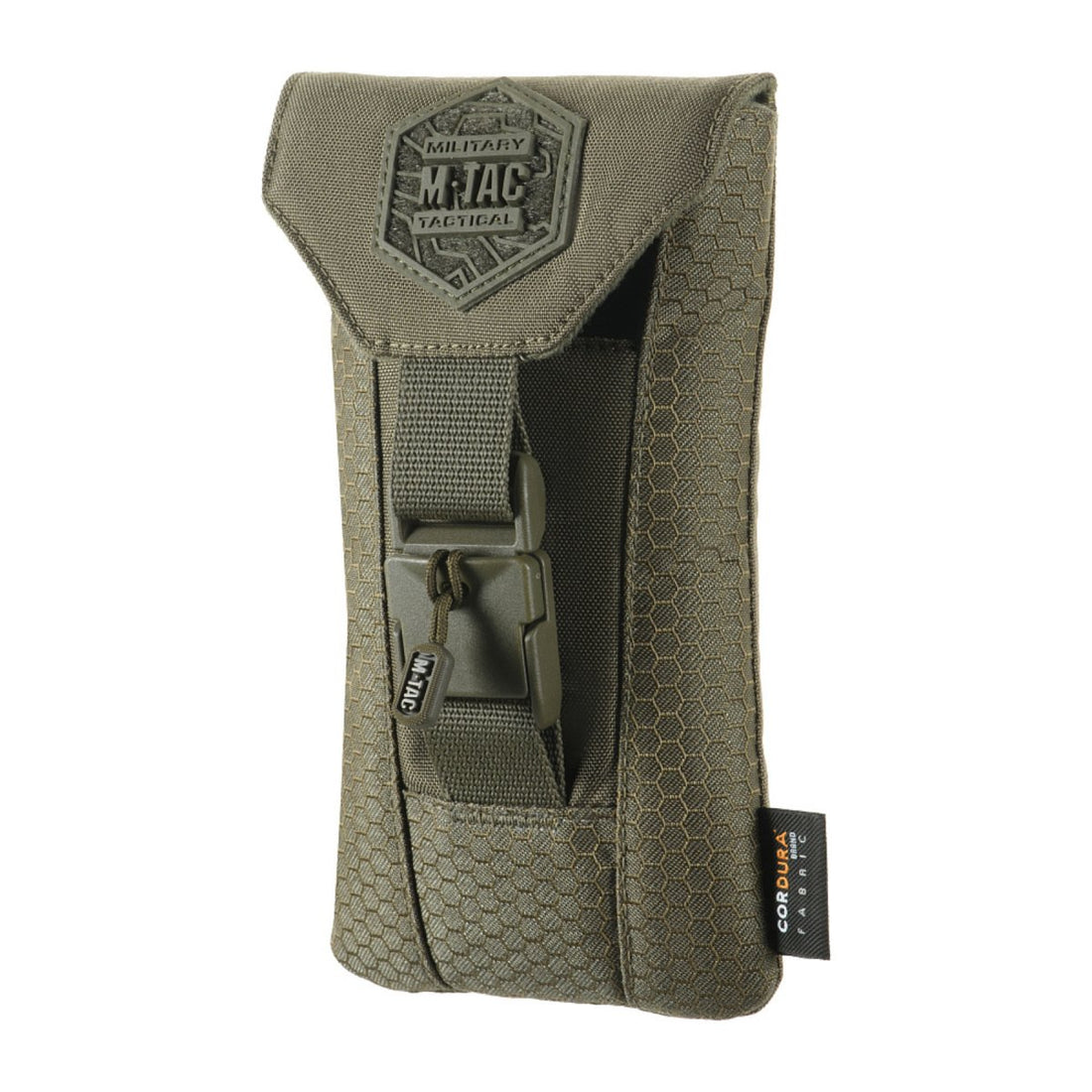 Etui na smartfon M-TAC Elite Medium Hex 1000D Cordurda z klamrą magnetyczną w kolorze oliwkowym