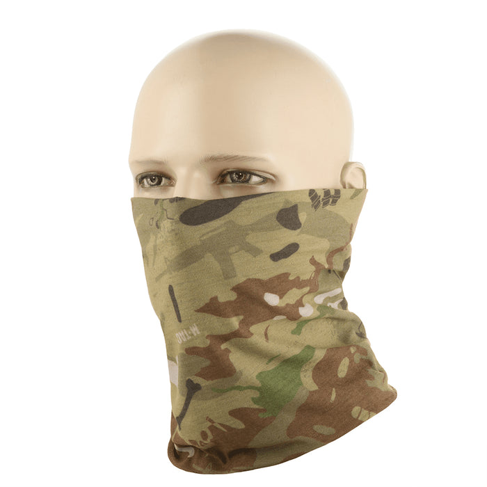 M-TAC Tactical Neck Gaiter Lightweight Jersey Knit Face Cover Camouflage - GoMilitar