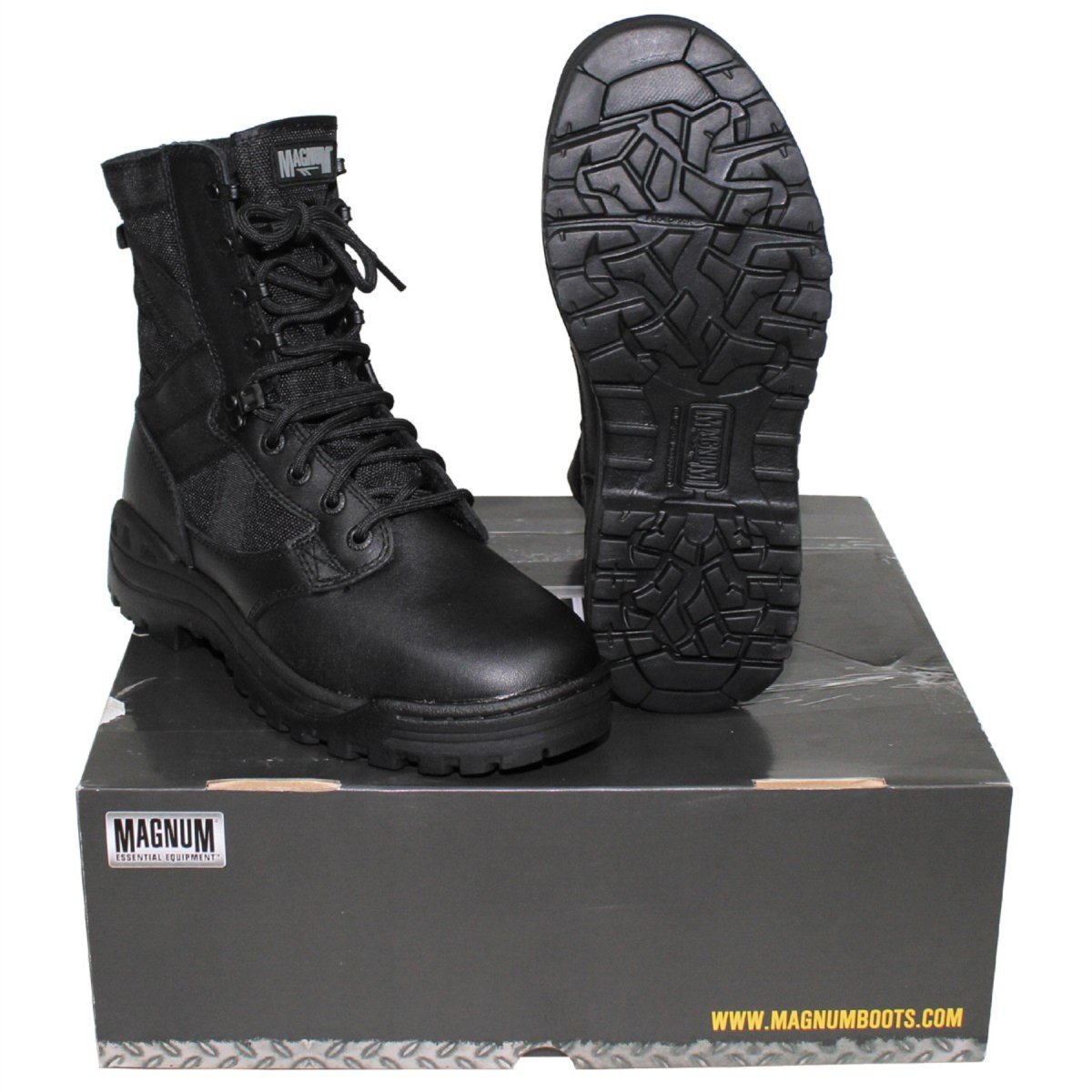 Buty taktyczne Magnum Scorpion Szybkoschnące, oddychające sznurowanie z oczkami, czarne