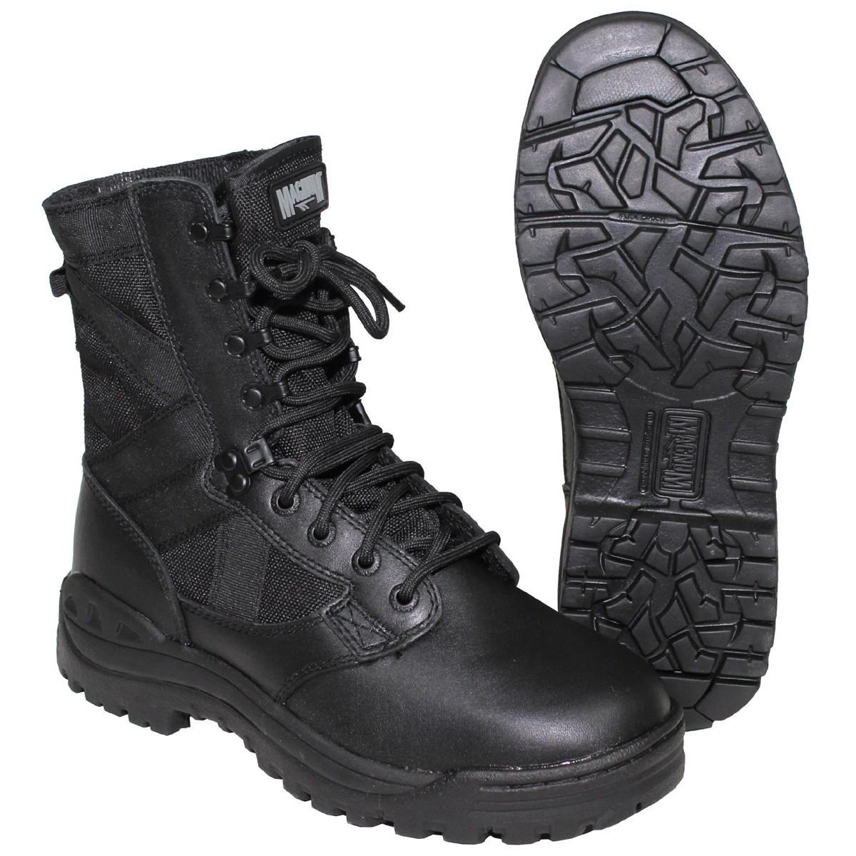 Buty taktyczne Magnum Scorpion Szybkoschnące, oddychające sznurowanie z oczkami, czarne