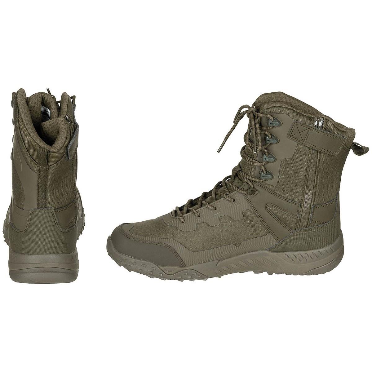 Buty Taktyczne Magnum Ultima 8.0 SZ WP Wodoodporne Lekkie Boczne Zamek Oliwkowe