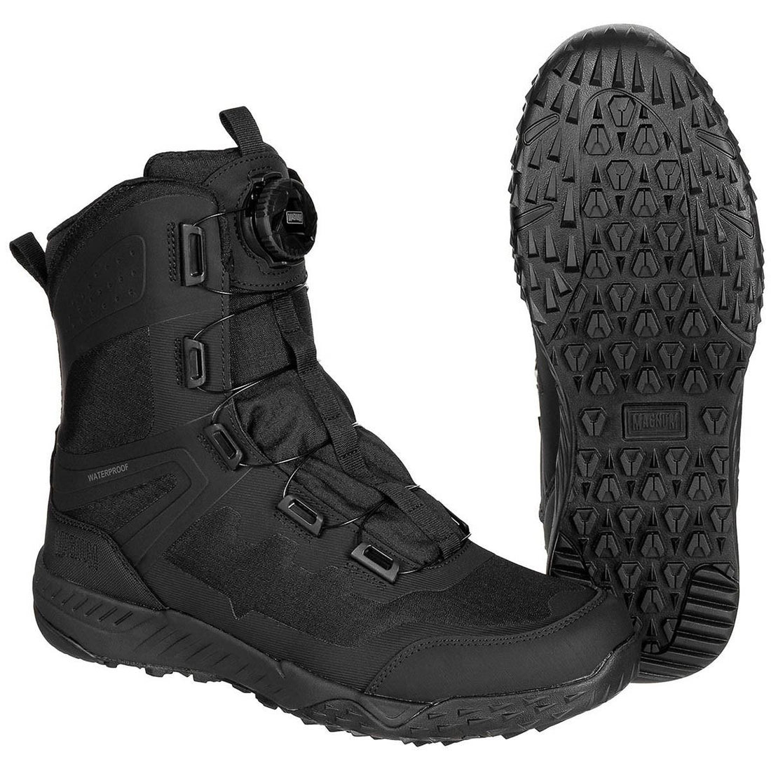Buty taktyczne Magnum Ultima 8.0 SZ WP Wodoodporne buty M Lock, lekkie, czarne