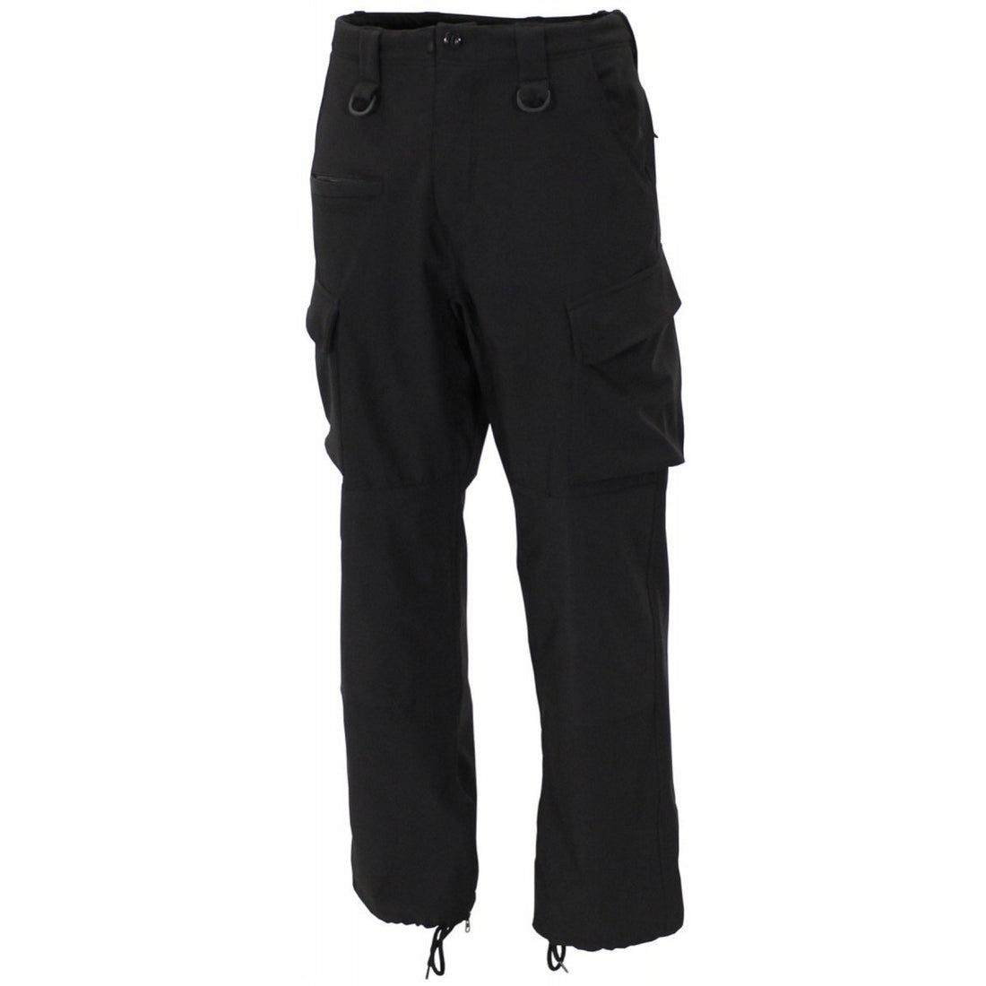 MFH Allround Spodnie zimowe Softshell 3-warstwowe wodoodporne, oddychające czarne