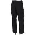 MFH Allround Spodnie zimowe Softshell 3-warstwowe wodoodporne, oddychające czarne