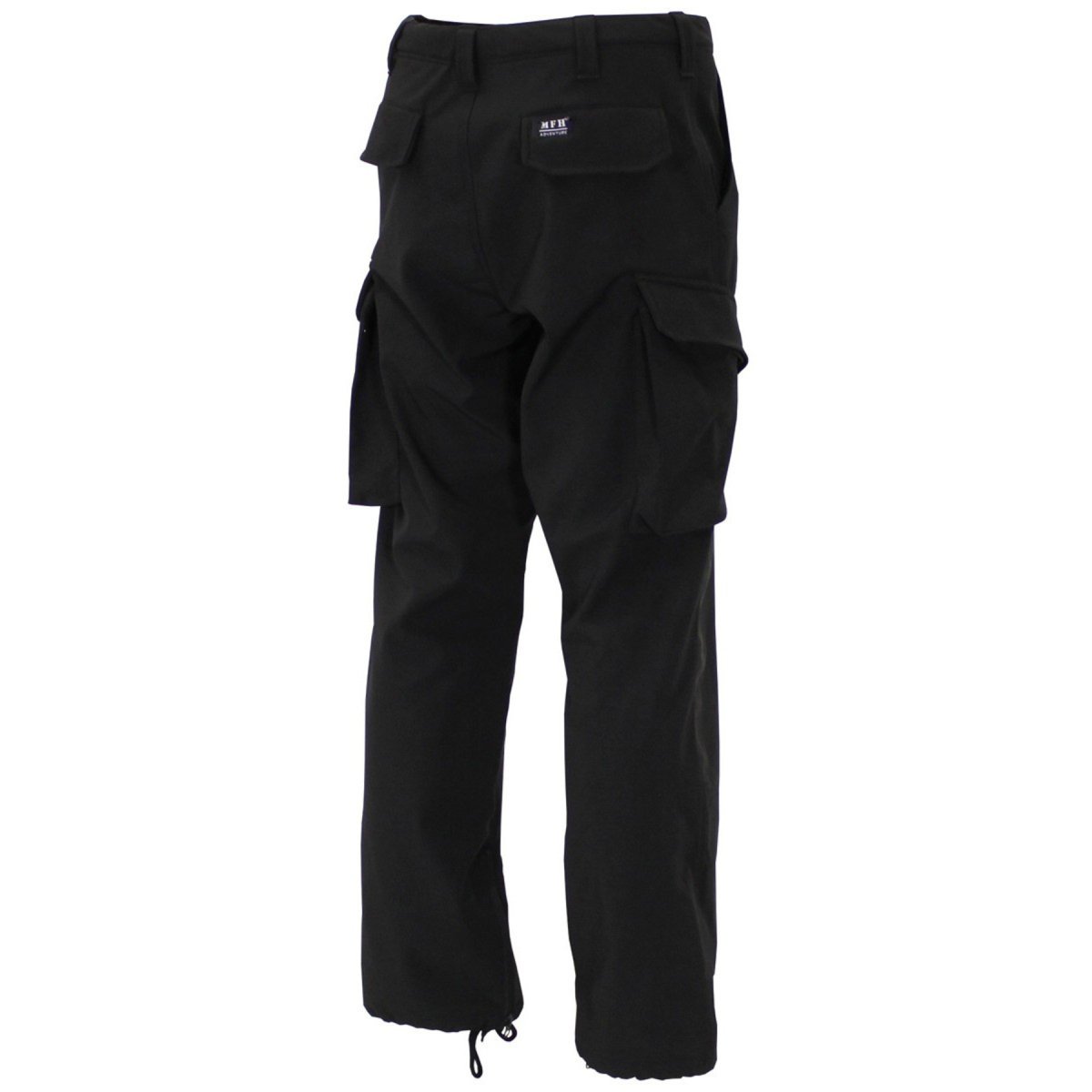 MFH Allround Spodnie zimowe Softshell 3-warstwowe wodoodporne, oddychające czarne
