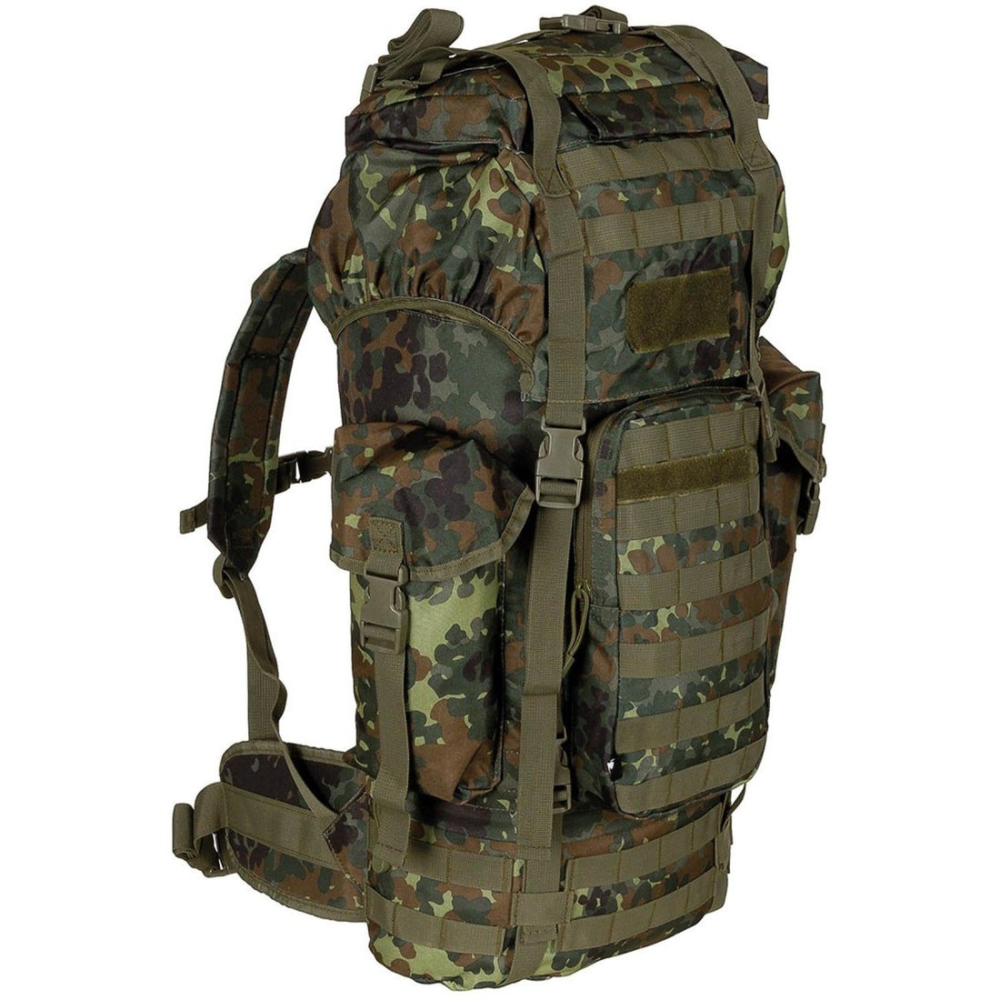 MFH Brand Army BW Combat Tactical Molle 65L Plecak Aluminium Rod Field Bag Nowa
