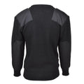MFH SWEATER SWEATO Commer Selk Rib Rit Wełna Wzmocniona wełna