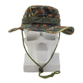 MFH Kapelusz wojskowy z wieloma pikowanymi rondami i pętlami obwodowymi Flecktarn Camo