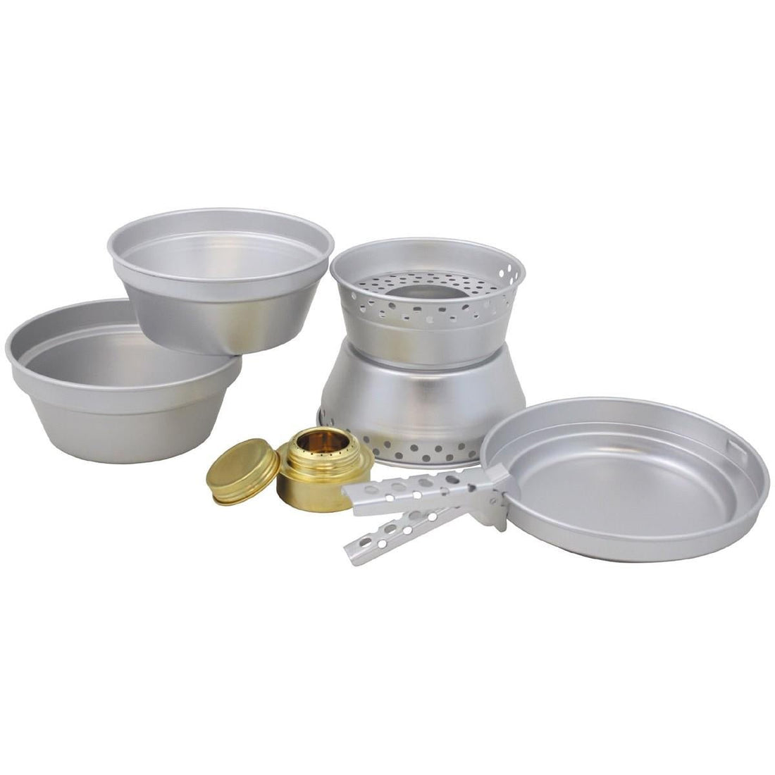 Zestaw gotowania MFH premium aluminiowy lekki zestaw na świeżym powietrzu Burner
