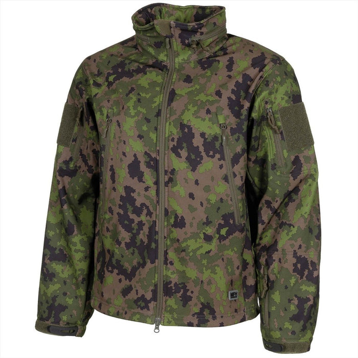 Kurtka softshell MFH Scorpion Wodoodporna, wiatroszczelna, oddychająca M05 Camo - GoMilitar