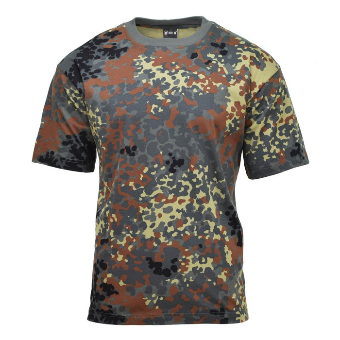 T-shirty sportowe MFH US w stylu wojskowym BW kamuflaż lekkie i oddychające - GoMilitar