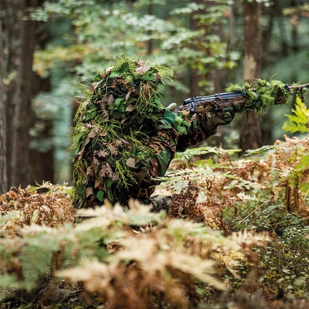 Uniwersalny pakiet kamuflażu MIL-TEC Lekkie elementy liści Ghillie 315
