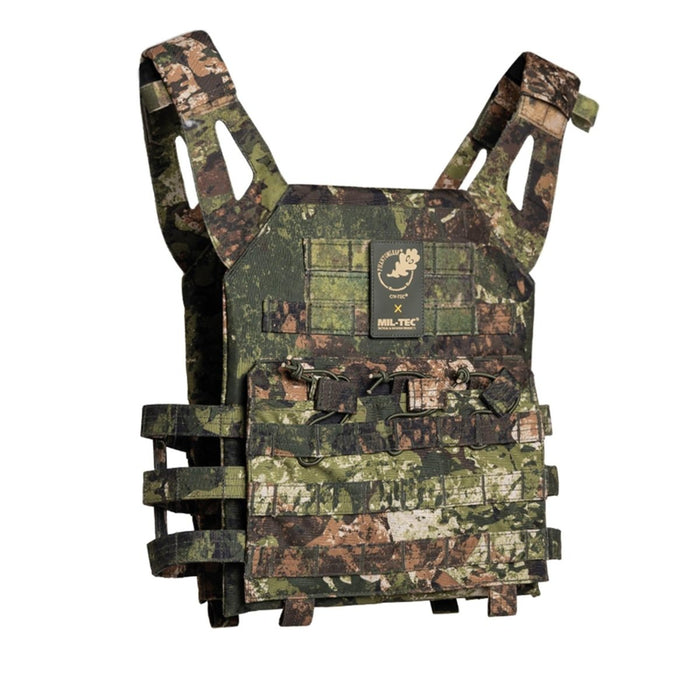 Kamizelka kamuflażowa MIL-TEC Army Plate Carrier Gen II powlekana wygodnym molle z powłoką PVC - GoMilitar